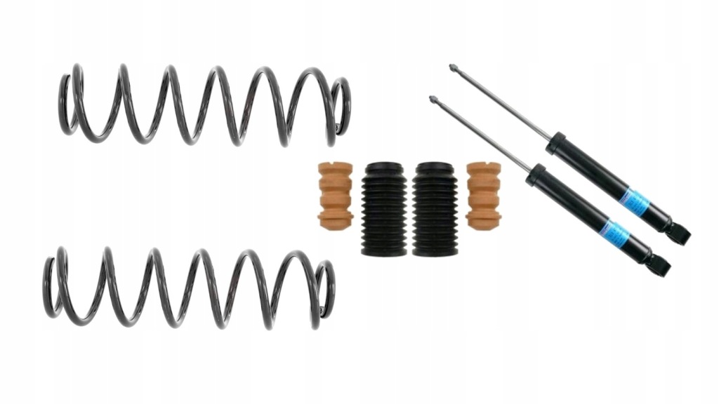 фото №1, Амортизаторы пружины задняя vw golf plus v vi + защита