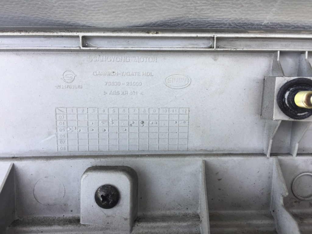 Накладка молдинг накладка ssangyong rodius 7963021000 Оригинал