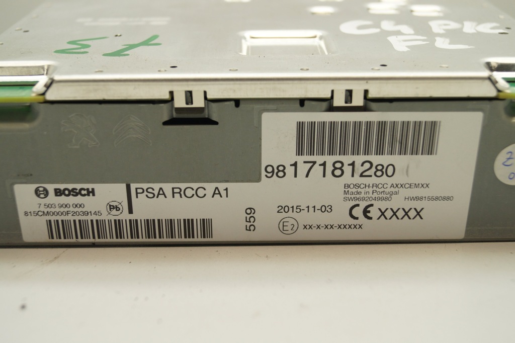 фото №2, Citroen c4 picasso ii lift радио навигация navi