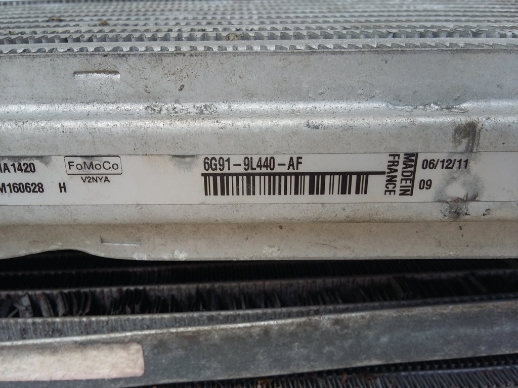 фото №6, Ford kuga mk1 комплект радіатор + вентилятор