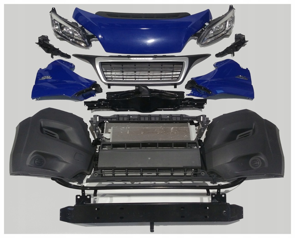 фото №1, Перед комплект niebie peugeot boxer light led 2014-