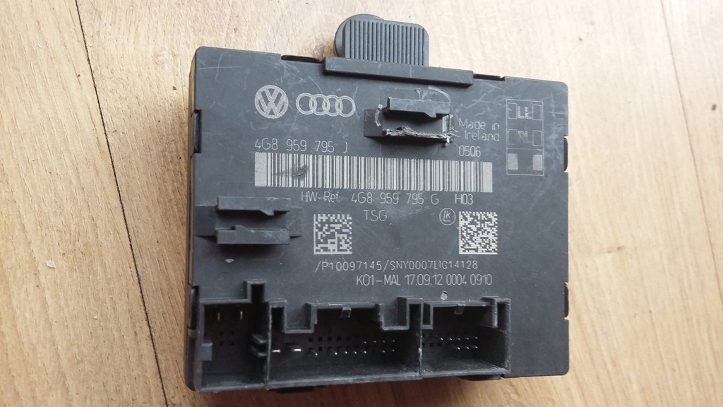 фото №1, Блок керування модуль двері audi оригінальний номер 4g8959795j