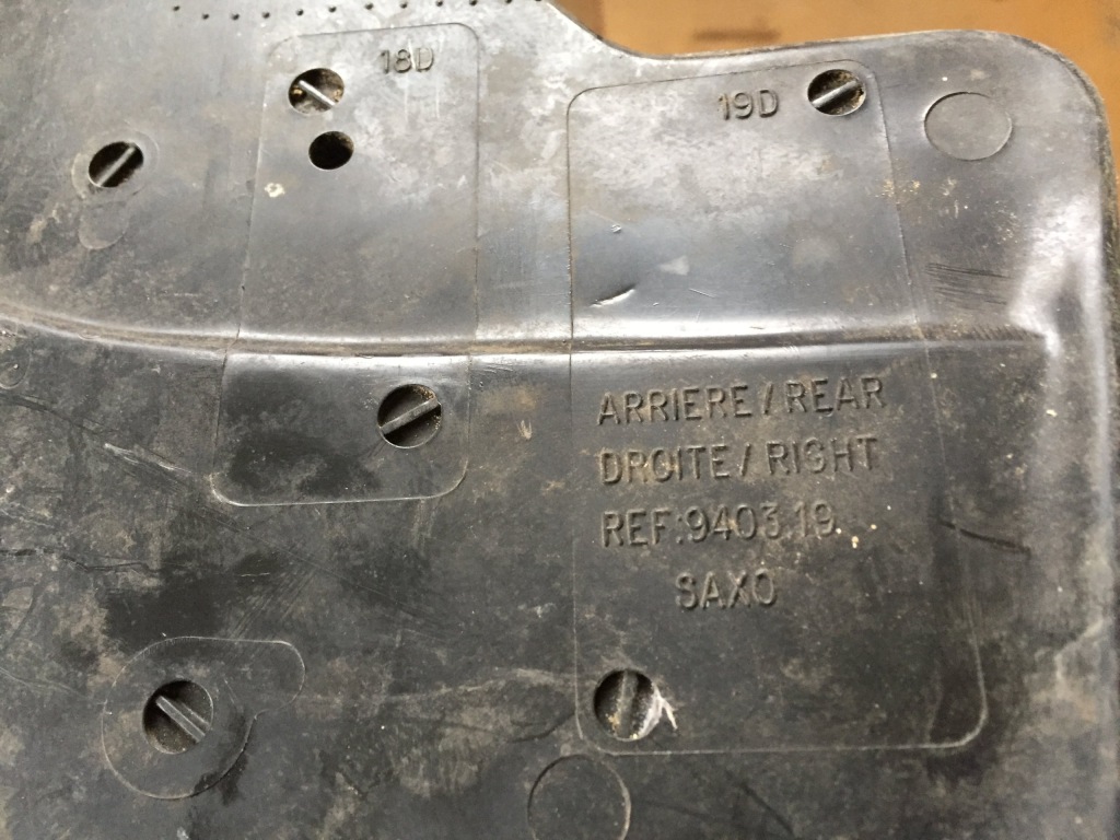 фото №3, Брызговик citroen saxo