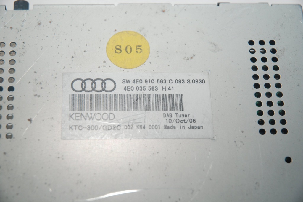 фото №3, Audi a6 a8 блок управления цифровой радио 4e0910563c
