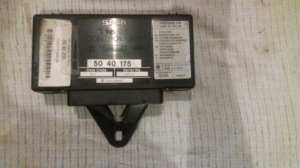 фото №1, Модуль центрального замка 5040175 saab 9 3 cabrio