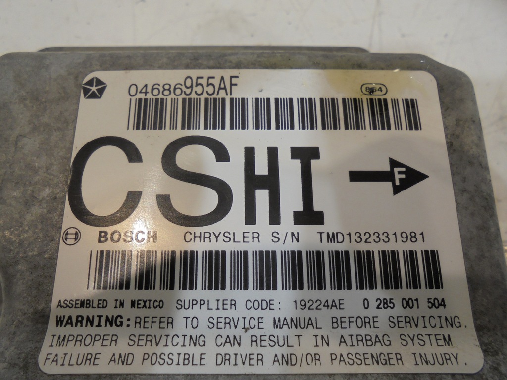 фото №4, Модуль подушек chrysler pacifica